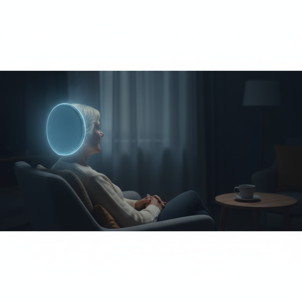 Older adult during a cognitive assessment in a memory clinic