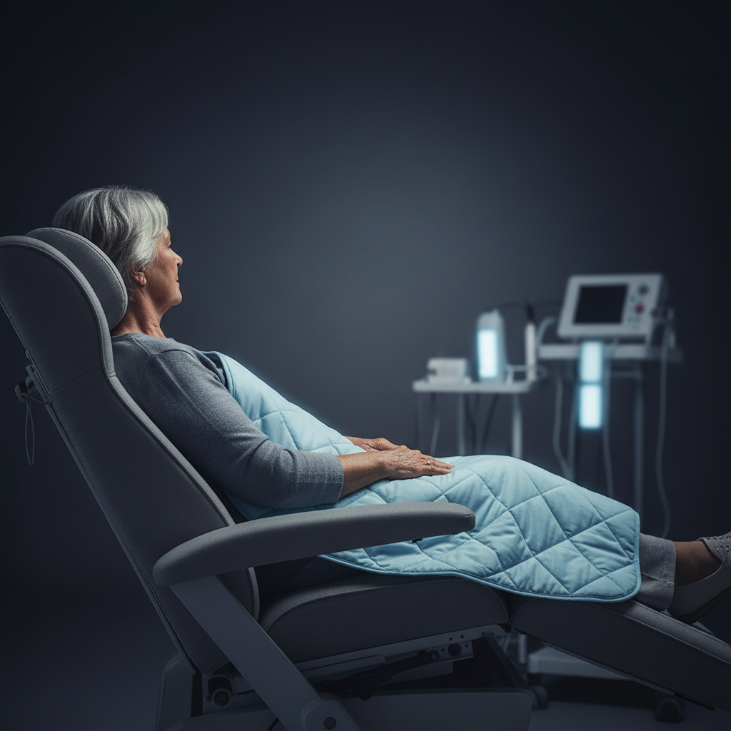 Older patient with Lewy body dementia at home with a carer