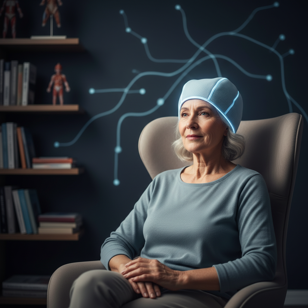 Speech and language therapy session with stroke survivor