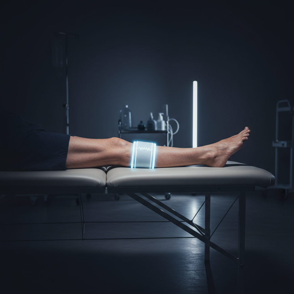 Stroke survivor during gait rehabilitation